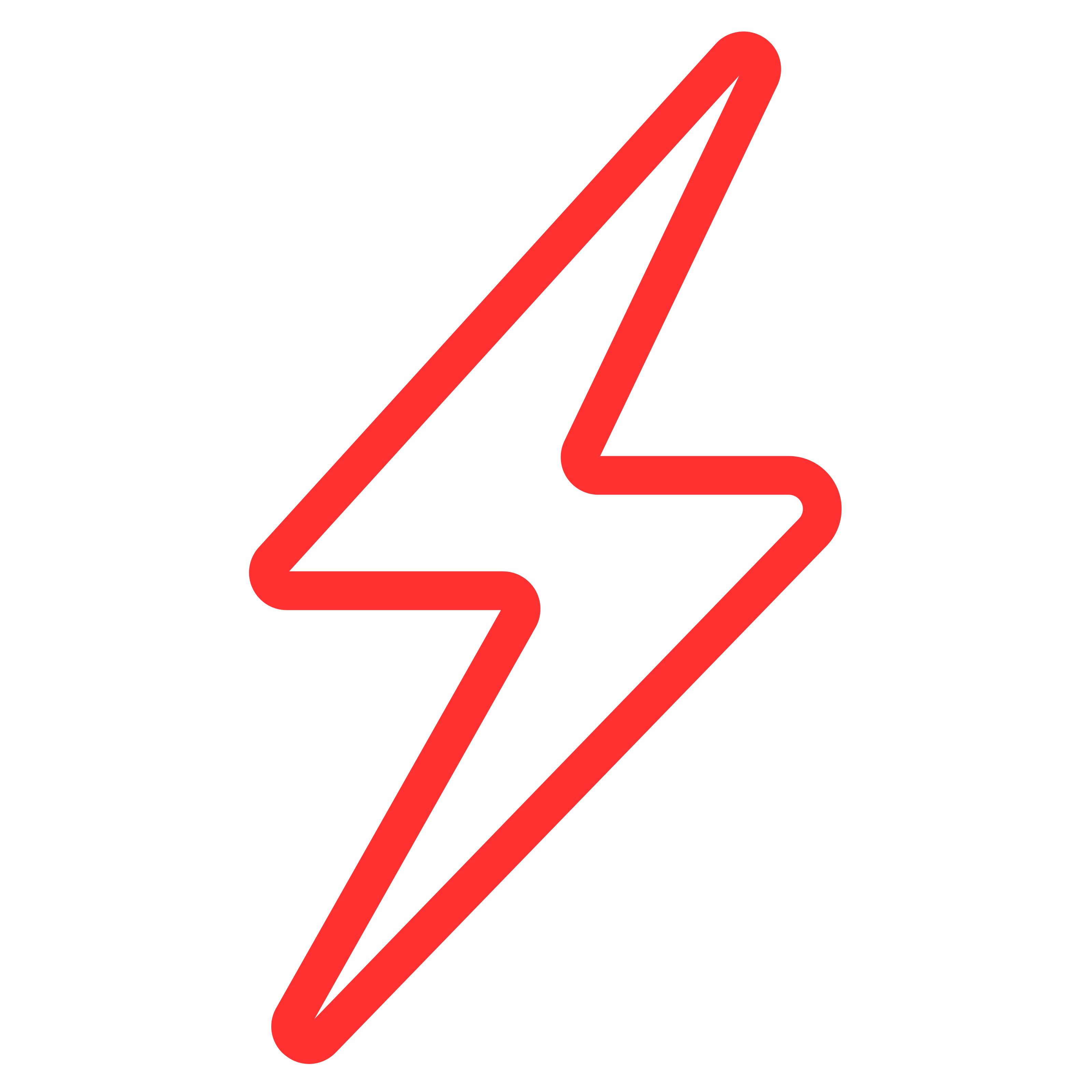 En röd blixtikon som symboliserar energi, cellulär kraft och vitalitet.